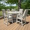 Highwood Usa Weatherly 5pc Round Counter Height Outdoor Patio Furniture Dining Set AD-CNW48-WAE - alternate 2